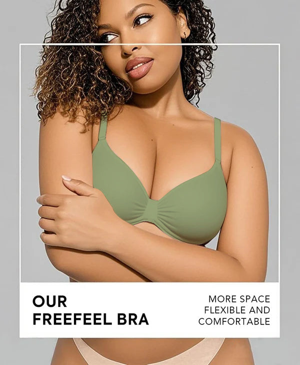 Last Day Promotion 49% OFF🔥Women's Full Coverage Non-Padded Wireless Sculpt Bra💖