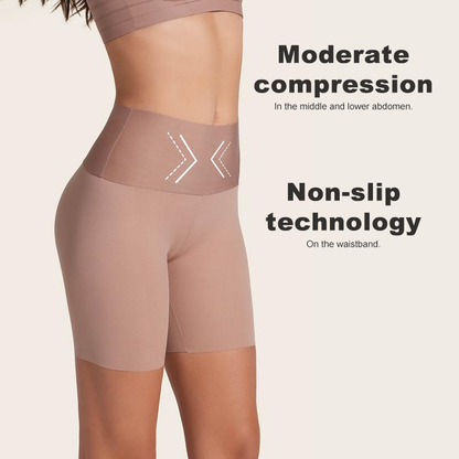 Stay-In-Place Seamless Shaper Short