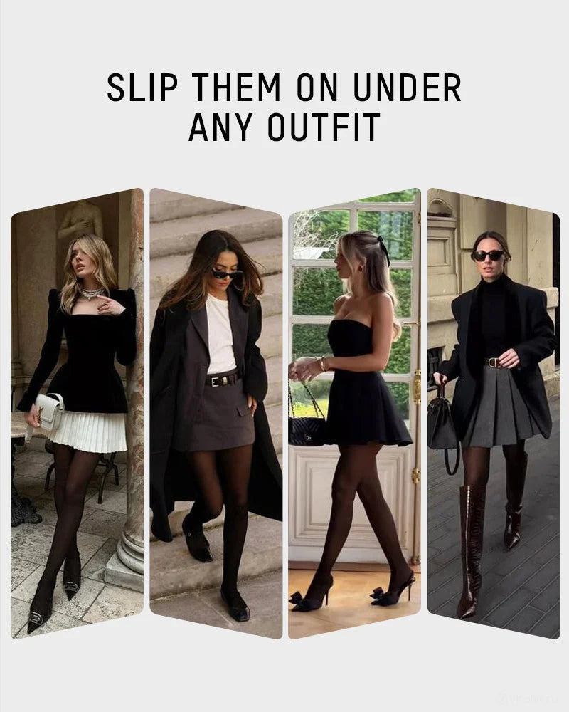 Translucent Fleece Lined Tights