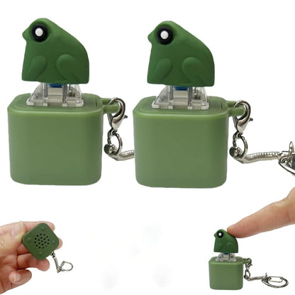Frog Croaking Fidget Toy - Rechargeable Frog Croaking Keychain
