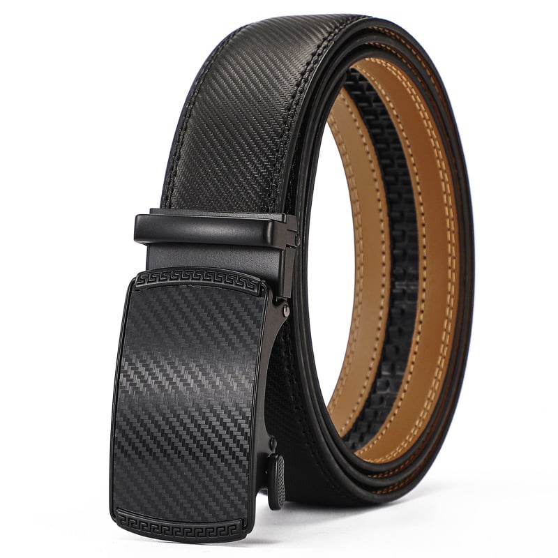 Last Day 49% OFF -Leather Ratchet Belt With Adjustable Buckle