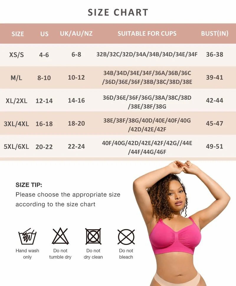 Last Day Promotion 49% OFF🔥Women's Full Coverage Non-Padded Wireless Sculpt Bra💖