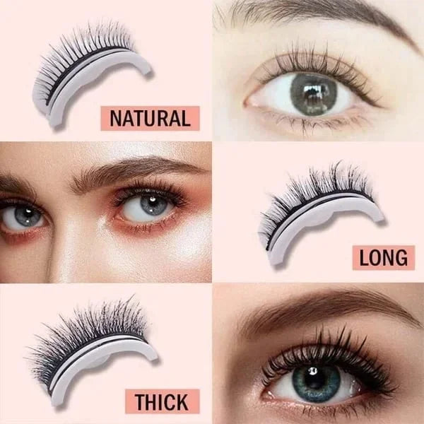 Instant Beauty, No Glue Needed - Reusable Self Adhesive Eyelashes