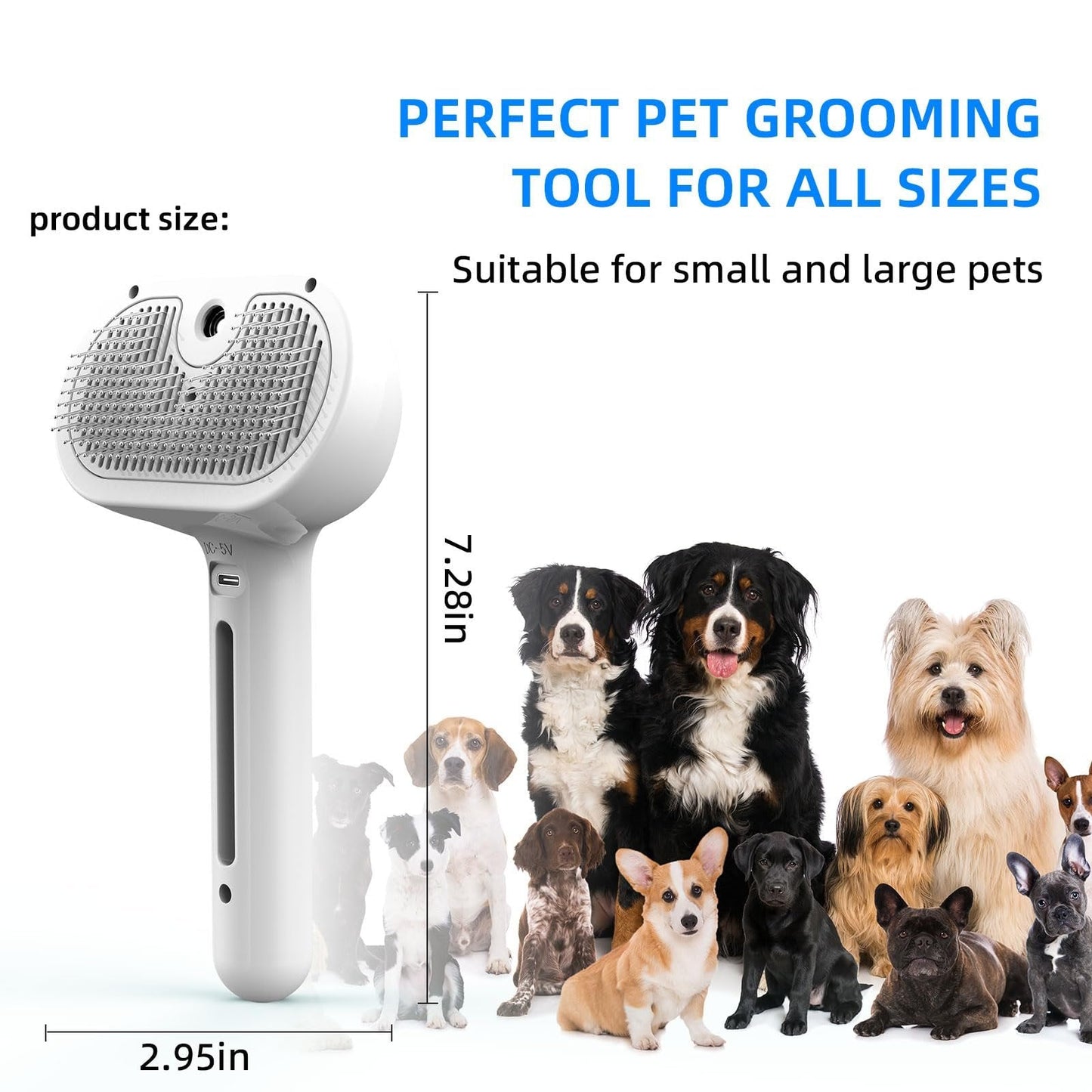Last Day 49% OFF💥Pet Spray Hair Removal Comb🐶