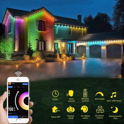 🎄Hot Sale 49% OFF🔥Outdoor waterproof smart leather cord light