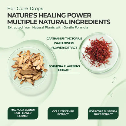 ✨FDA Registered – Ear Care Drops – Plant Based Formula