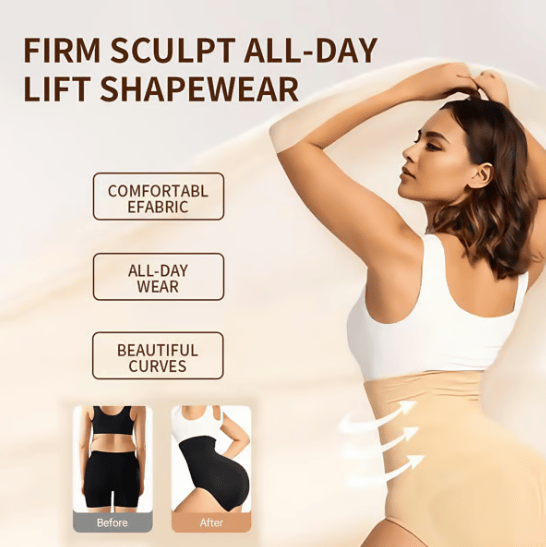 Buy 1 Get 1 Free 49%off High Waist Tummy Control Shapewear Panties