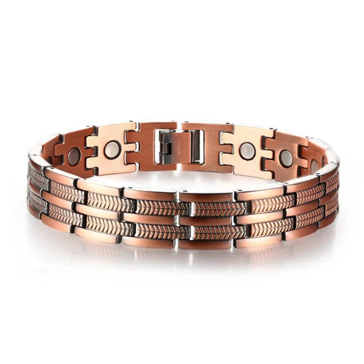 Copper magnetic bracelet--Relieve fatigue and promote blood circulation