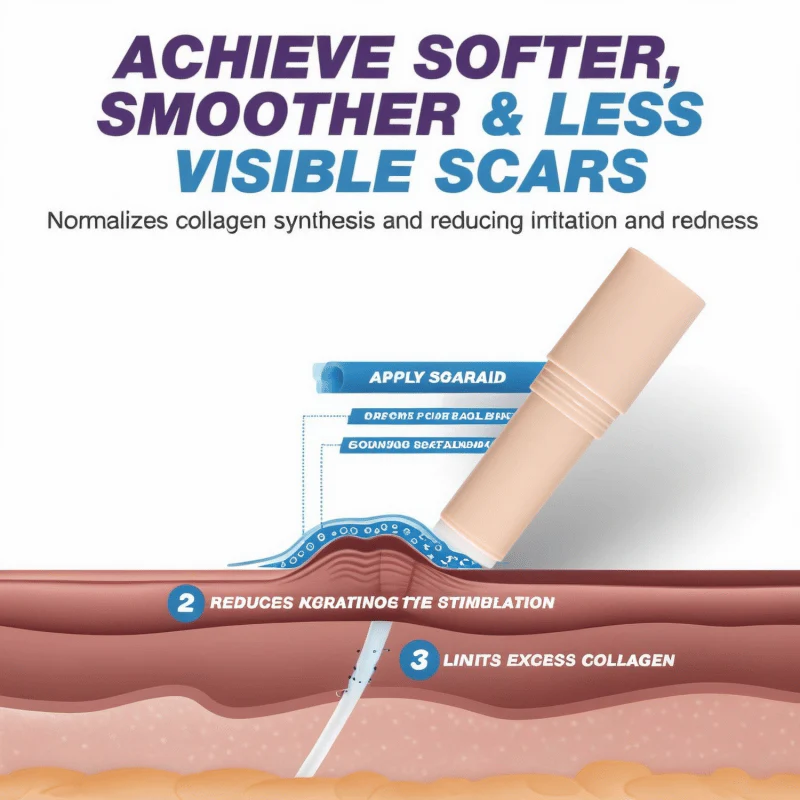 [⚡ Limited Offer! 49% OFF]SCAR SOLUTIONS - Silicone Scar Stick - For Face and Body