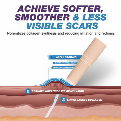 [⚡ Limited Offer! 49% OFF]SCAR SOLUTIONS - Silicone Scar Stick - For Face and Body