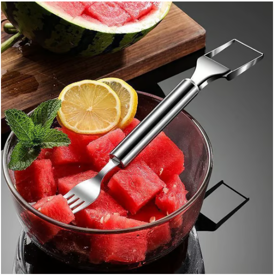 Effortless Fruit Prep-49% OFF-✨ 2-in-1 Fruit Cutter & Fork – For Quick and Easy Fruit Serving!