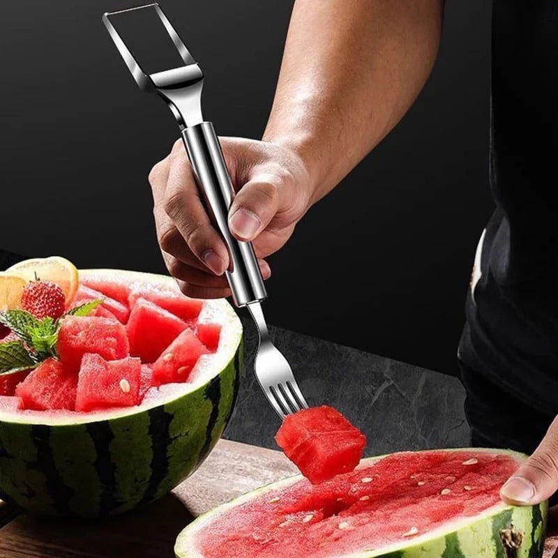 Effortless Fruit Prep-49% OFF-✨ 2-in-1 Fruit Cutter & Fork – For Quick and Easy Fruit Serving!