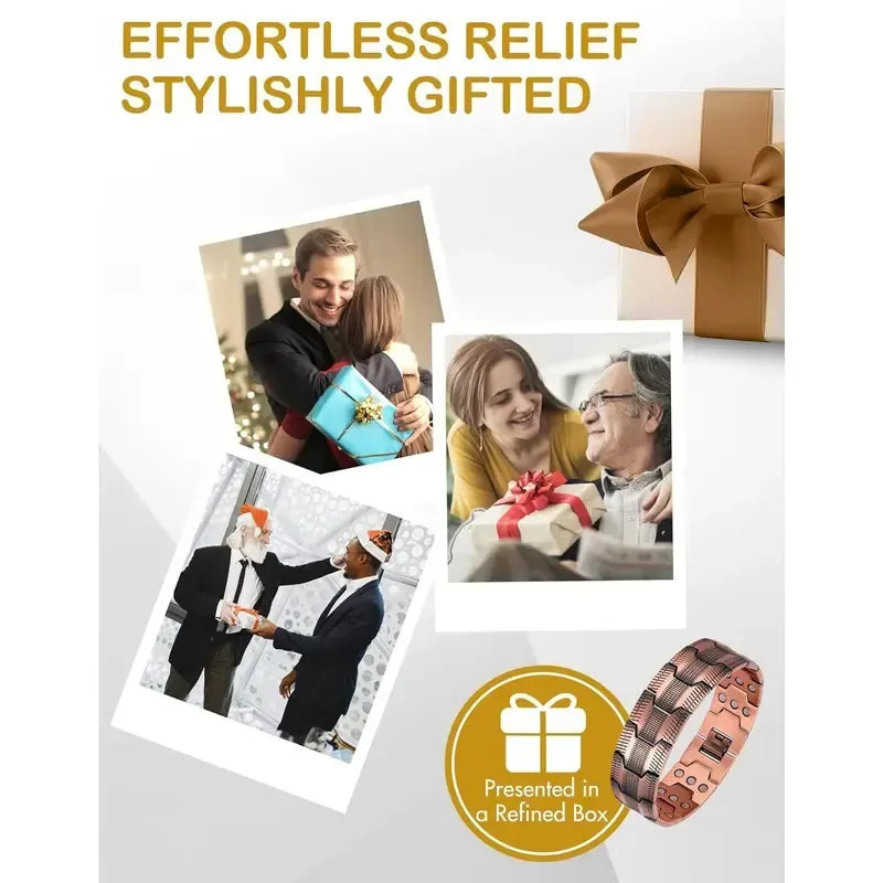 Copper magnetic bracelet--Relieve fatigue and promote blood circulation