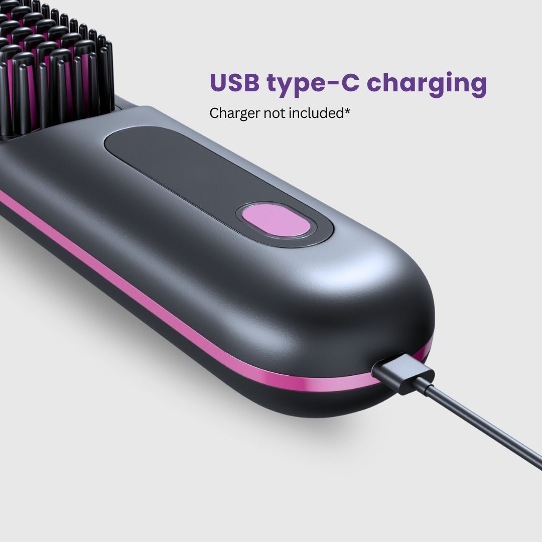 Portable Straightener Brush - GoBrush PRO