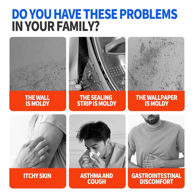 ✨Lanwexy Mould Removal Spray - Eliminates Stubborn Mould in Minutes, Prevents Regrowth on Tiles & Surfaces 🚿🧼