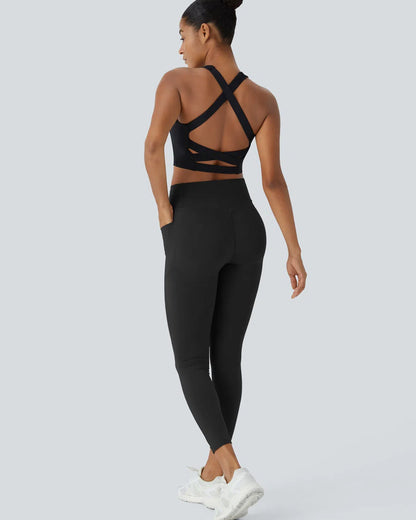 High Waisted Tummy Control Shaping Training Leggings