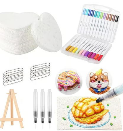 Great Summer Activity Idea! – Magic 3D Foam Texture Painting Kit 🎨✨